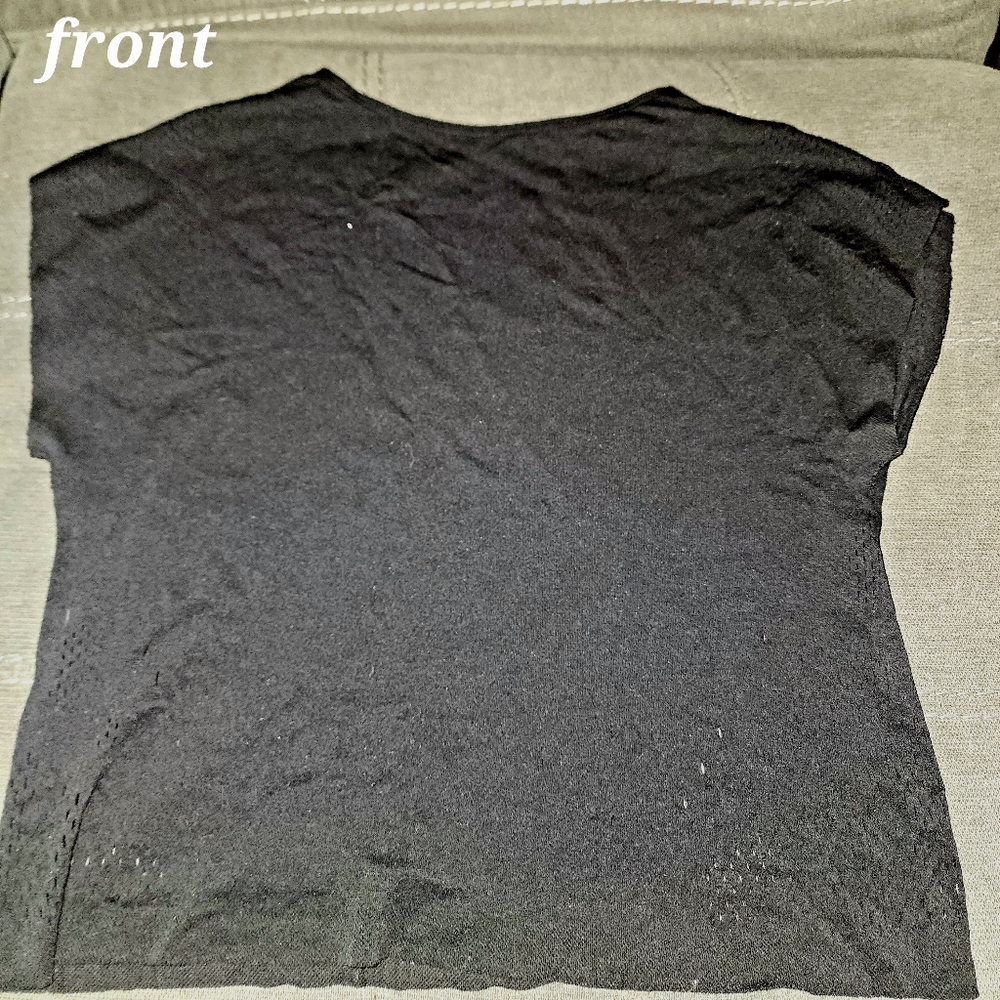 Adidas black crop top size medium